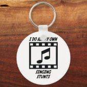 Gesangsstunts Schlüsselanhänger (Vorderseite)