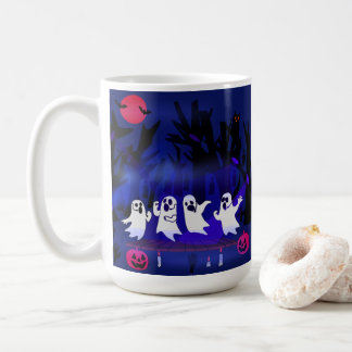 Gesangswettbewerb im Spuk Wald Friedhof Kaffeetasse