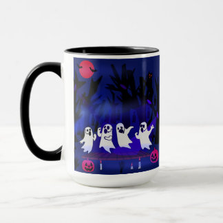 Gesangswettbewerb im Spuk Wald Friedhof Tasse