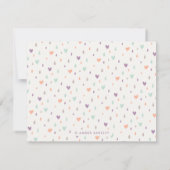 Gesäß und Stationery - Pflaume Mitteilungskarte (Rückseite)