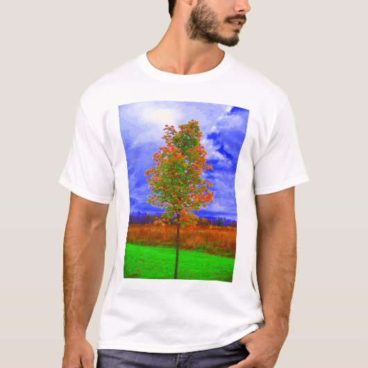 gesättigtes Baum-Shirt T-Shirt (Vorderseite)