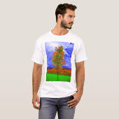 gesättigtes Baum-Shirt T-Shirt (Vorne ganz)