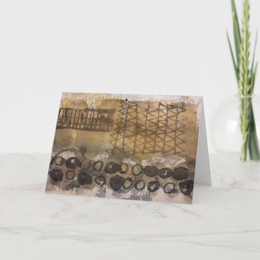 GESÄTZT FEIERTAGSKARTE (Vorderseite)