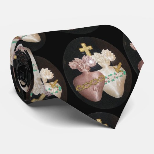 GESÄTZTE UND IMMAKULATE HERZEN KRAWATTE (Gerollt)