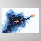 Gesäumte Oberflächen Poster (Vorne)