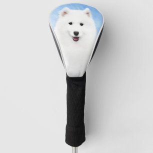 Gesäumte Welpenmalerei - Niedliche Original Hunde Golf Headcover