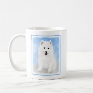 Gesäumte Welpenmalerei - Niedliche Original Hunde Kaffeetasse