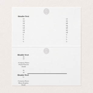 Geschachtelte Business Card - Unternehmens- und Su Visitenkarten