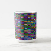 Geschachtelte Rechtecke 15oz Tasse (Mittel)