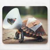 Geschädigte Schildkrötentruhe Mousepad (Vorne)