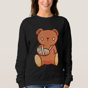 Geschädigter Teddybär Sweatshirt