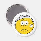 Geschädigtes Boo Boo Face Magnet (Vorderseite/Rückseite)