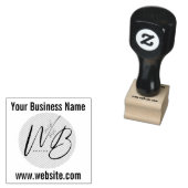 Geschäf tslogo Name Website Gummi  Gummistempel (Stempel)