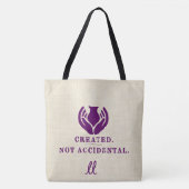 Geschaffen. Nicht zufällig. Tasche (Vorderseite)