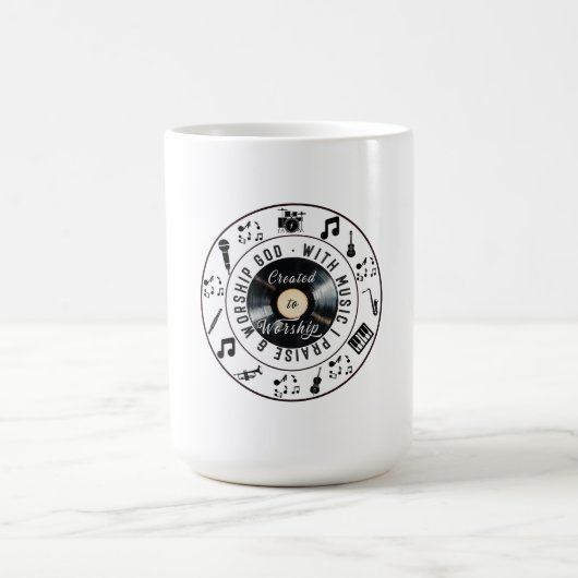 Geschaffen um anzubeten kaffeetasse (Mittel)