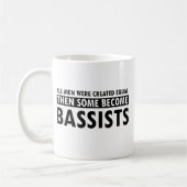 Geschaffener gleichmäßig Bassistentwurf Kaffeetasse (Links)