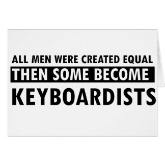 Geschaffener gleichmäßig Keyboarderentwurf