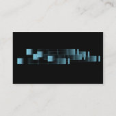 Geschäft bluebox visitenkarte (Rückseite)