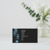 Geschäft bluebox visitenkarte (Stehend Vorderseite)