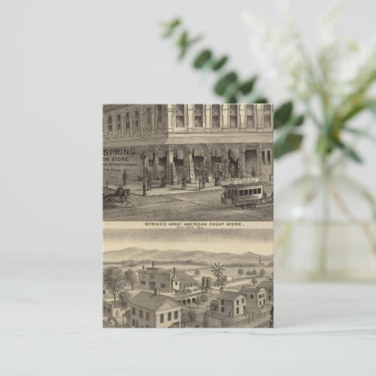 Geschäft, Brauerei, San Jose Postkarte (Stehend Vorderseite)