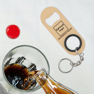 Geschäft Braun Schlüsselanhänger und Flaschenöffne Mini Flaschenöffner