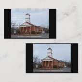 GESCHÄFT CARD-BOONVILLE VEREINIGTES METHODISTENchu Visitenkarte (Vorne/Hinten)