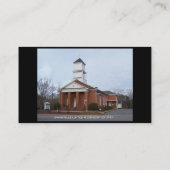 GESCHÄFT CARD-BOONVILLE VEREINIGTES METHODISTENchu Visitenkarte (Rückseite)