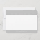 GESCHÄFT DANK IHNEN berufliches modernes, schlicht Dankeskarte (Rückseite)