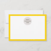 GESCHÄFT DANK IHNEN modernen Kugelschreiber alt ge Dankeskarte (Rückseite)