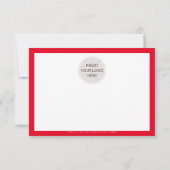 GESCHÄFT DANK IHNEN modernen Kugelschreiber hell r Dankeskarte (Rückseite)