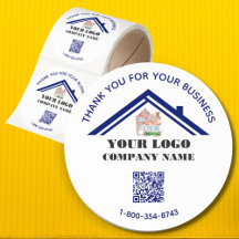 Geschäft Danke Benutzerdefiniertes Logo QR-Code