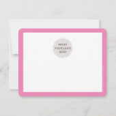 GESCHÄFT DANKEN DANKEN SIE, maskuline Stadt-Süßigk Dankeskarte (Rückseite)