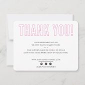 GESCHÄFT DANKEN DANKEN SIE, maskuline Stadt-Süßigk Dankeskarte (Vorderseite)