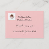 Geschäft… das Nachtisch-Geschäft Visitenkarte (Rückseite)