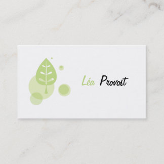 Geschäft, denn - Landscape-Visitenkarte Visitenkarte