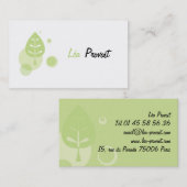 Geschäft, denn - Landscape-Visitenkarte Visitenkarte (Vorne/Hinten)