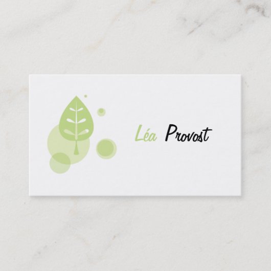 Geschäft, denn - Landscape-Visitenkarte Visitenkarte (Vorderseite)