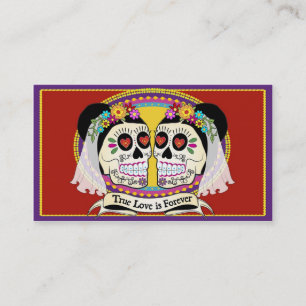 Geschäft DOS Novias (2 Bräute)/Namenskarte Visitenkarte