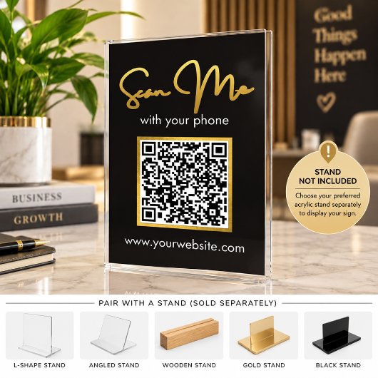Geschäft | Hochzeits-QR-Code-Tischkarte Tischnummer
