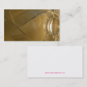 Geschäft KARTE - goldenes abstraktes (Vorne/Hinten)
