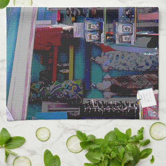 Geschäft Key West Küchentuch (Gefaltet)