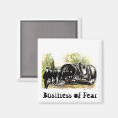 Geschäft mit Angst Magnet (Vorderseite/Rückseite)