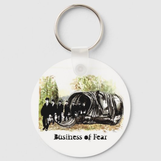 Geschäft mit Angst Schlüsselanhänger (Vorderseite)
