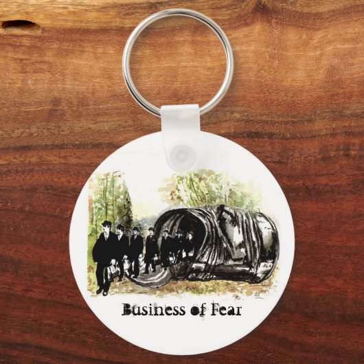Geschäft mit Angst Schlüsselanhänger (Vorderseite)