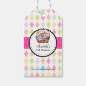 Geschäft mit benutzerdefinierten Geschenkkörben Geschenkanhänger (Vorderseite)