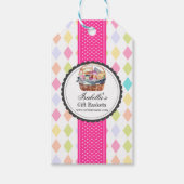 Geschäft mit benutzerdefinierten Geschenkkörben Geschenkanhänger (Vorderseite)