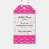 Geschäft mit benutzerdefinierten Geschenkkörben Geschenkanhänger (Rückseite)