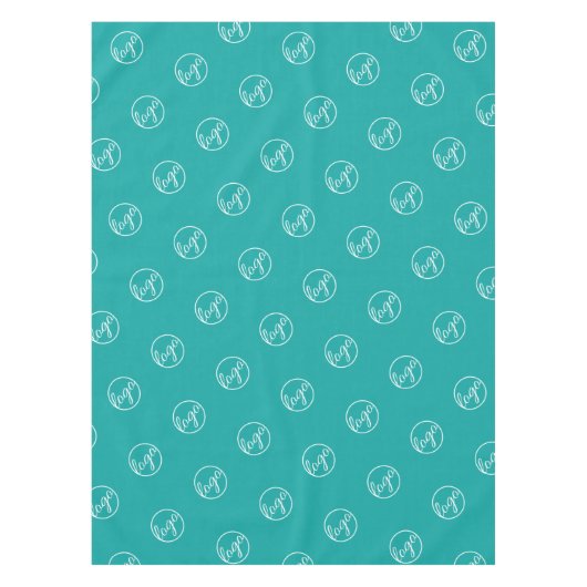 Geschäft mit Logokombinationen für Aquamarine Rest Tischdecke (Vorderseite)