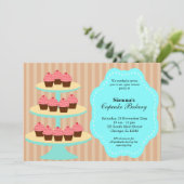 Geschäft mit offenen Bäckereien Einladung (Stehend Vorderseite)