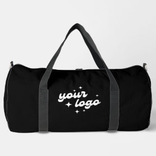 Geschäft mit Schwarzen benutzerdefinierten Logos Duffle Bag